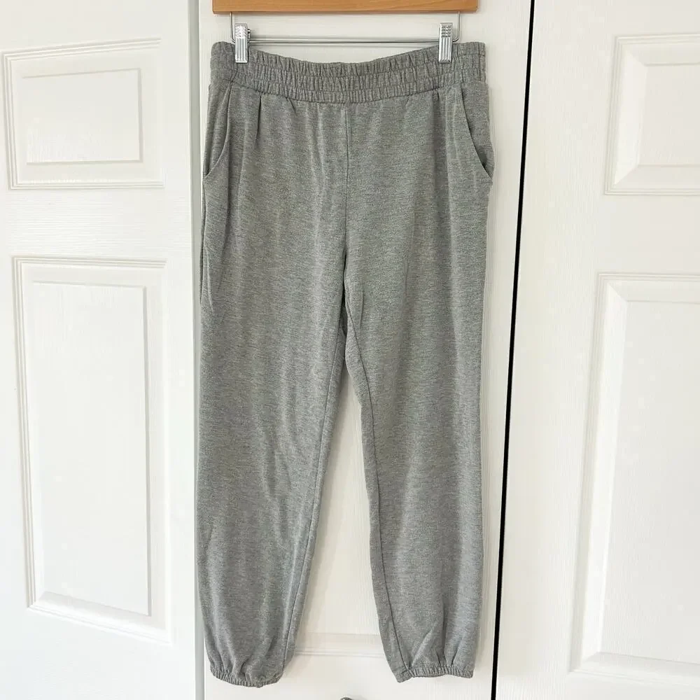 J.Crew Gray Jogger Lounge Pants Women’s Size Small Modal Blend Casual Comfy